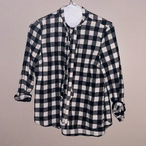 Red Valentino, flannel button down shirt, like new